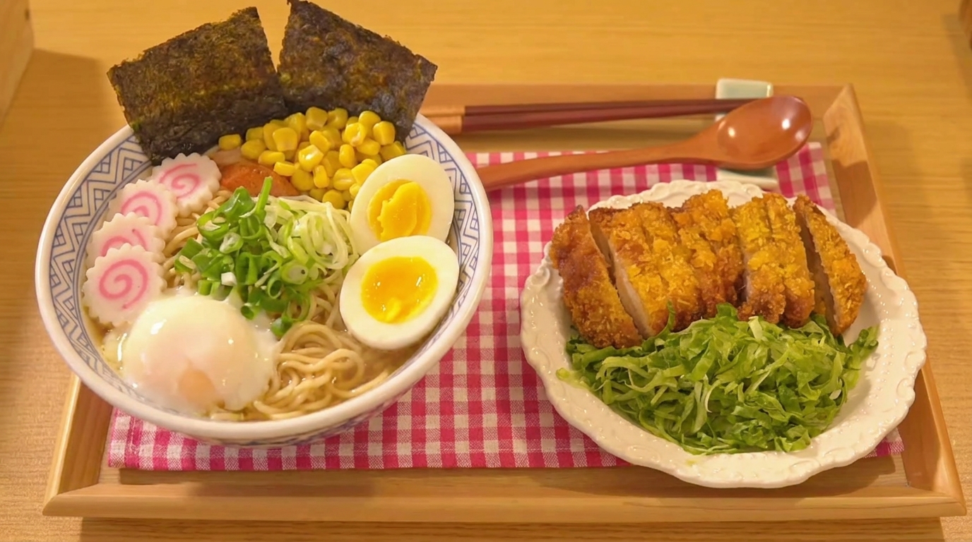 Ramen au Poulet Croustillant