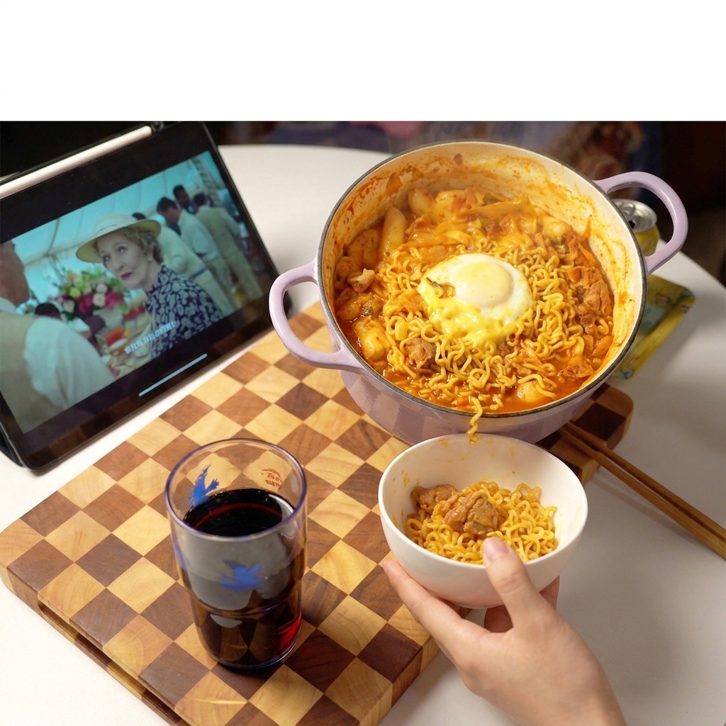 Sauce préparée versée partout sur les ingrédients à lintérieur de la casserole.