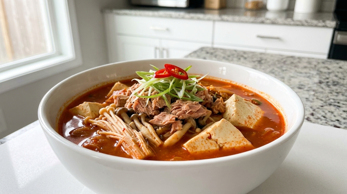 Ragoût de Kimchi au Thon Classique (Chamchi Kimchi Jjigae)