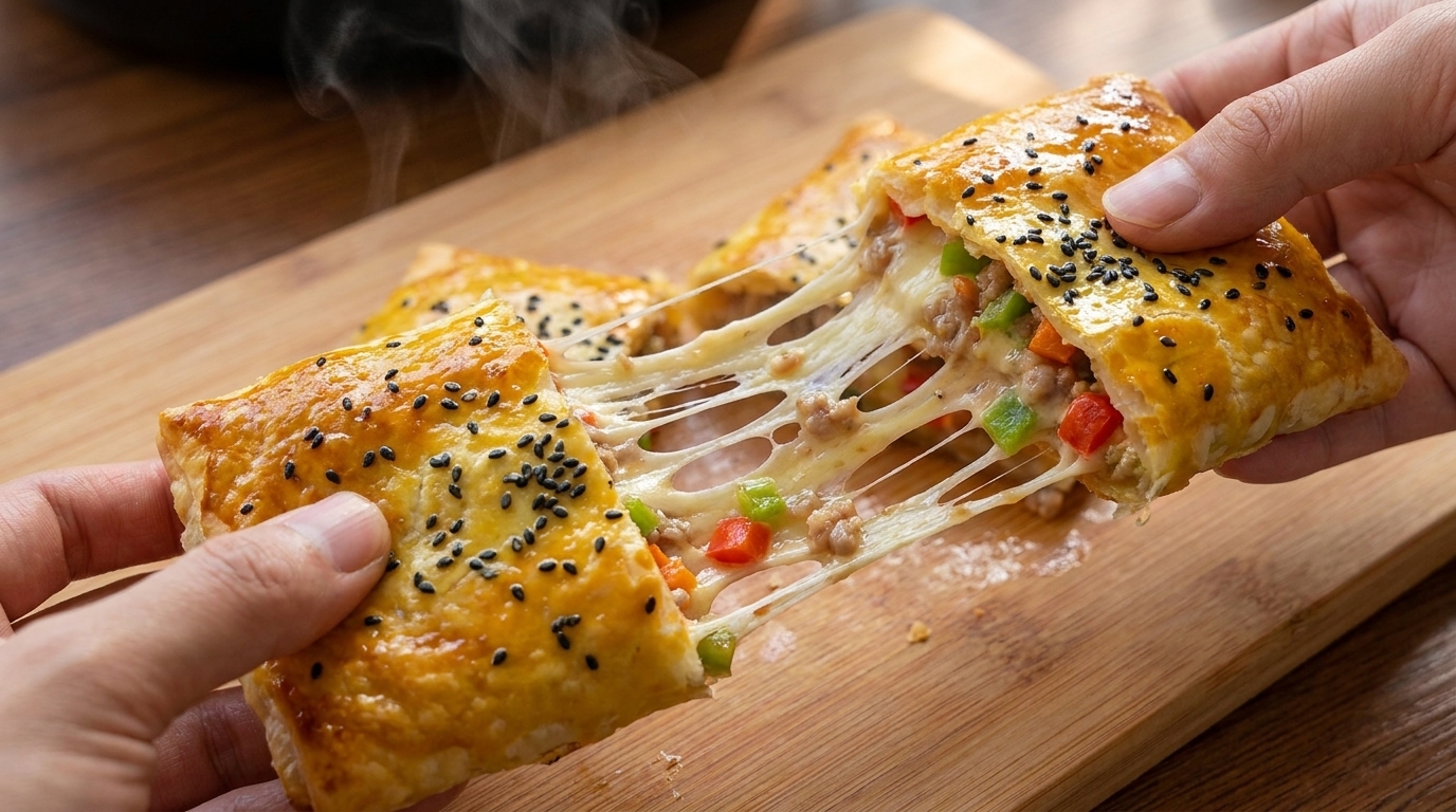 Chaussons au Porc et Fromage à l'Air Fryer