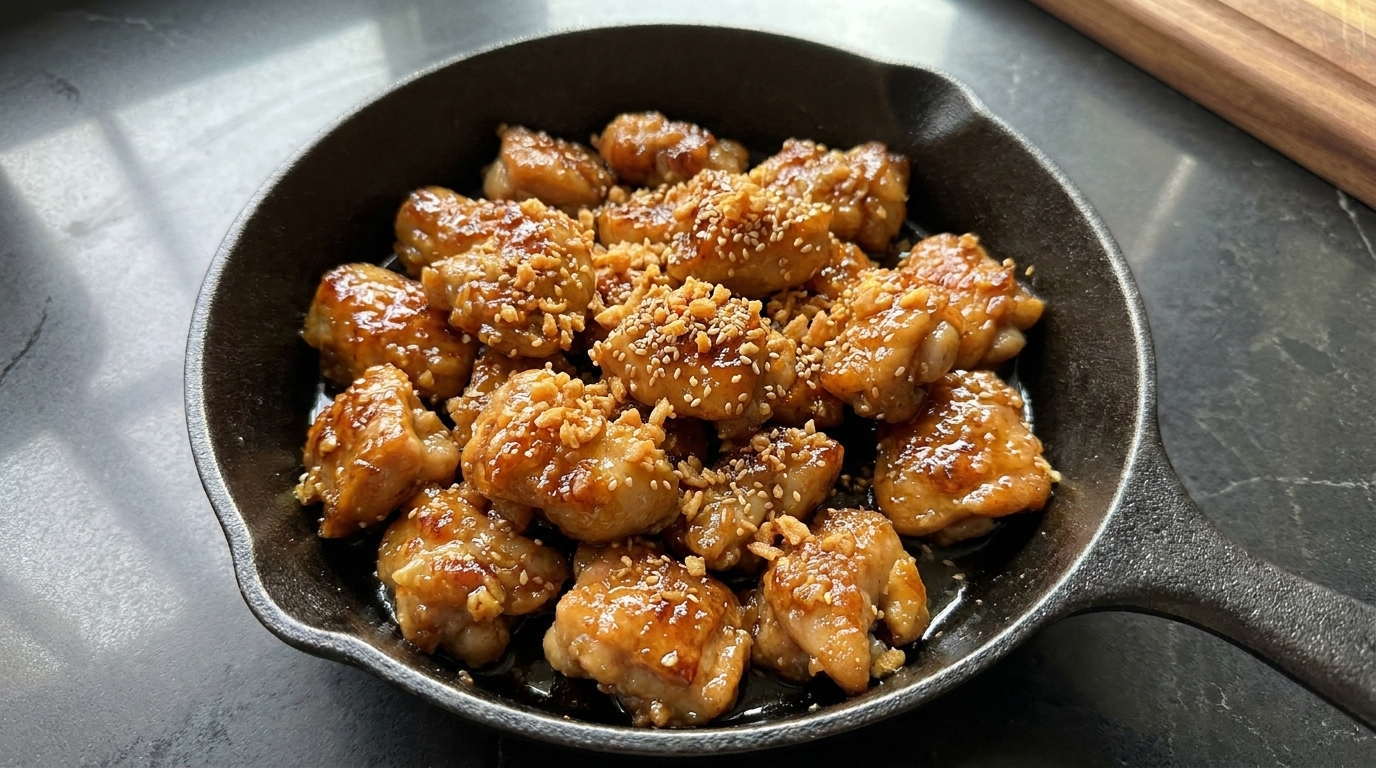Cuisses de Poulet Croustillantes au Beurre et à l'Ail