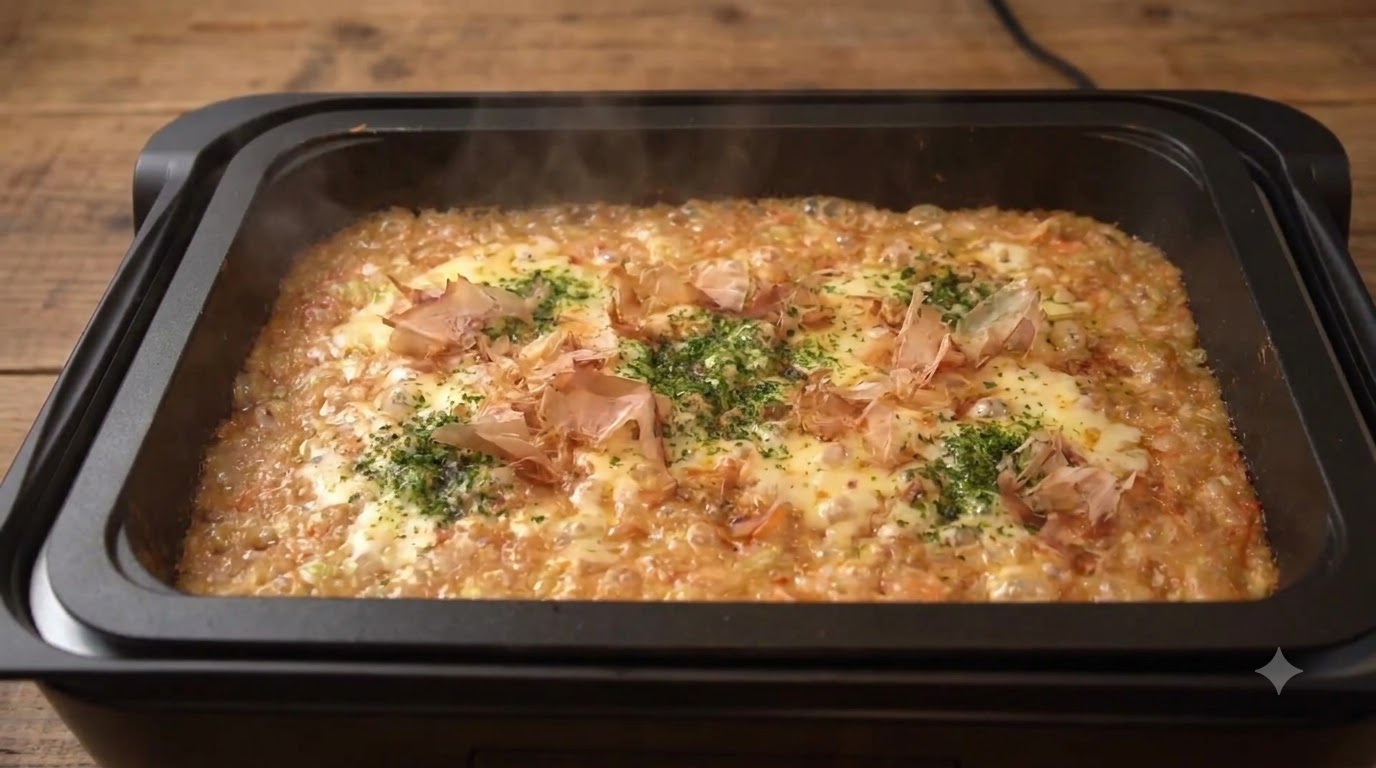 Monjayaki au Mentaiko et au Fromage