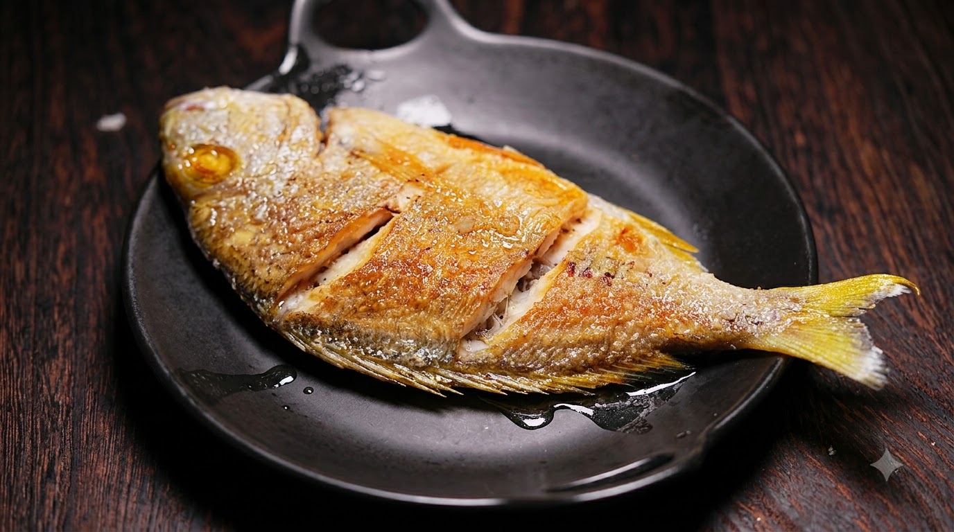 Dorade Jaune Poêlée Croustillante (Xiānyú)