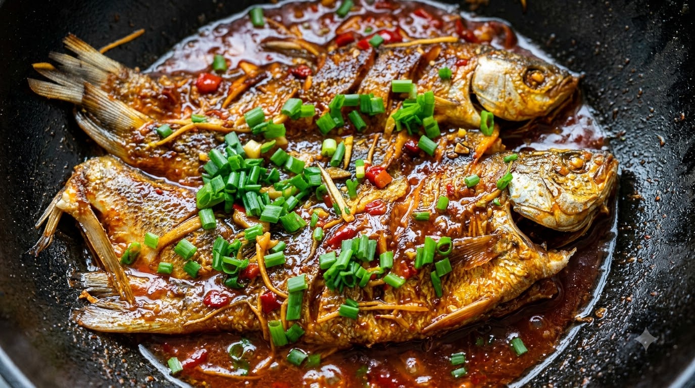 Poisson Chinchard Braisé à la Bière