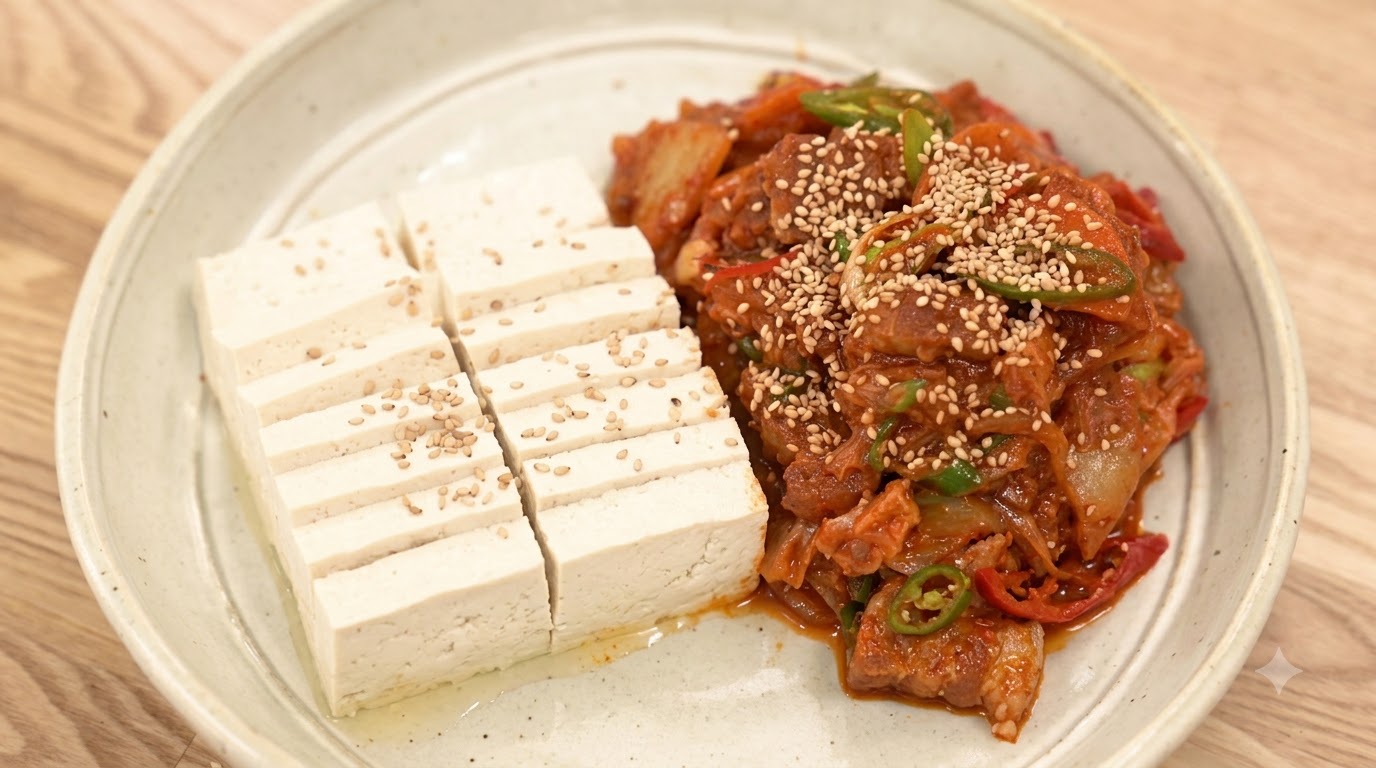 Dubu Kimchi Classique Coréen (Tofu et Kimchi Sauté)