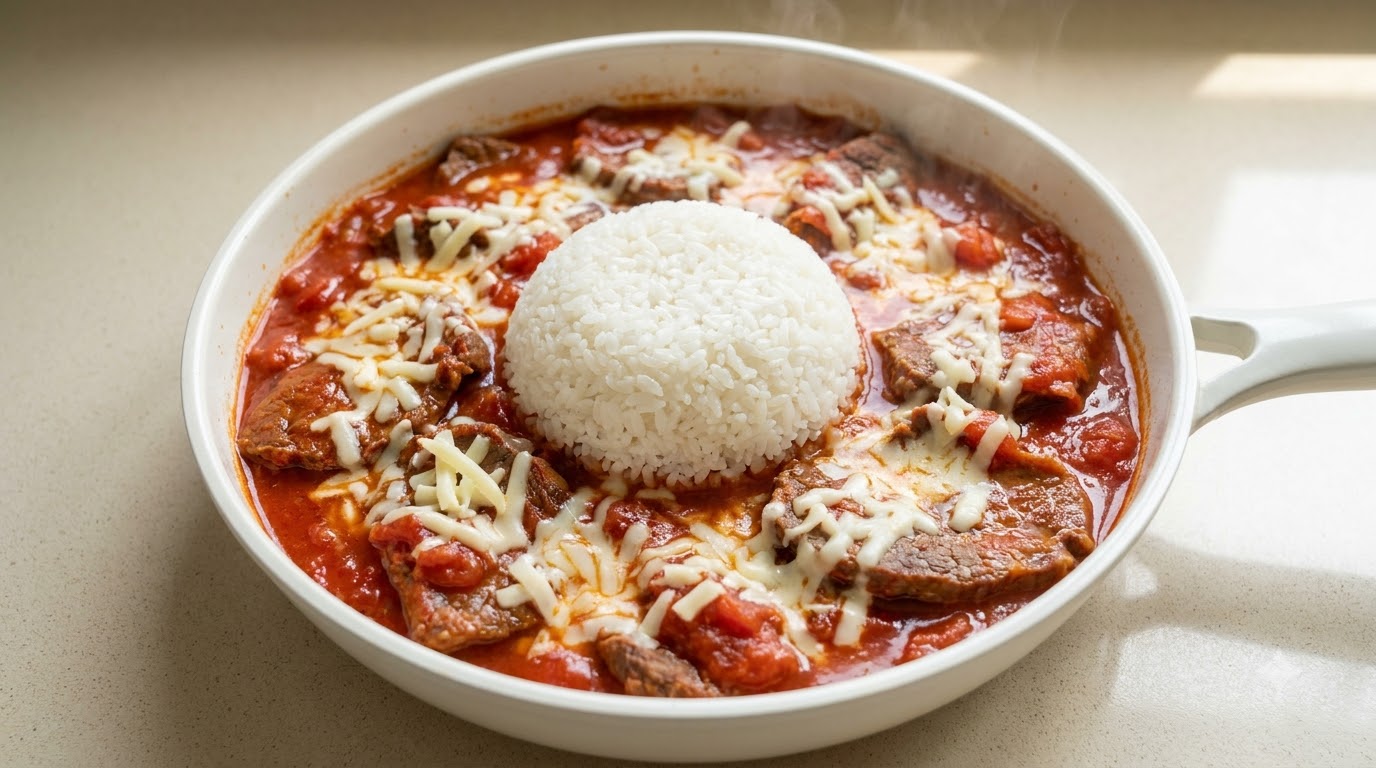 Riz Volcan Tomate, Bœuf et Fromage