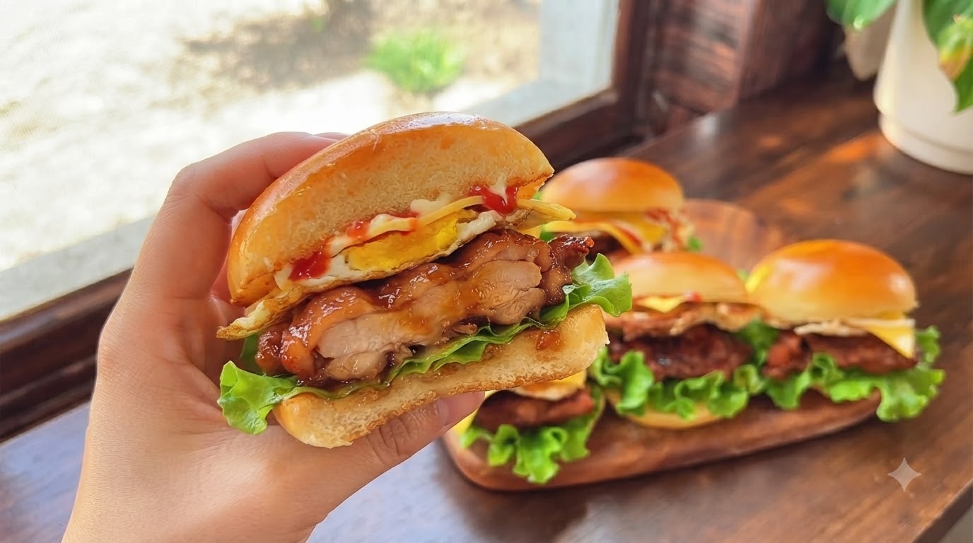 L'Ultime Burger au Poulet Teriyaki Fait Maison