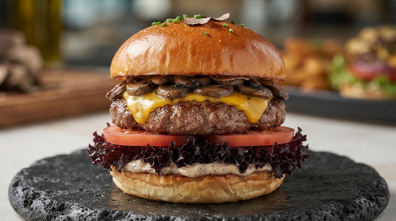 Burger au Boeuf et Truffe Noire Store par JPG