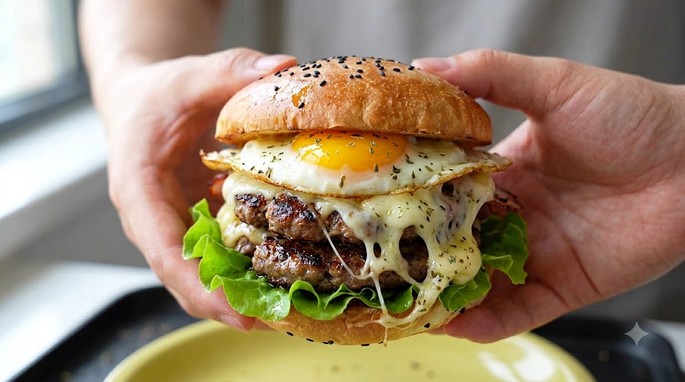 Burger au Beurre à la Friteuse à Air