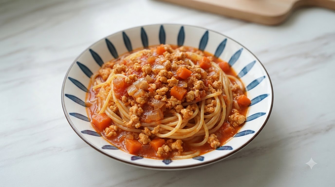 Pâtes au Poulet et Tomate Faible en Calories