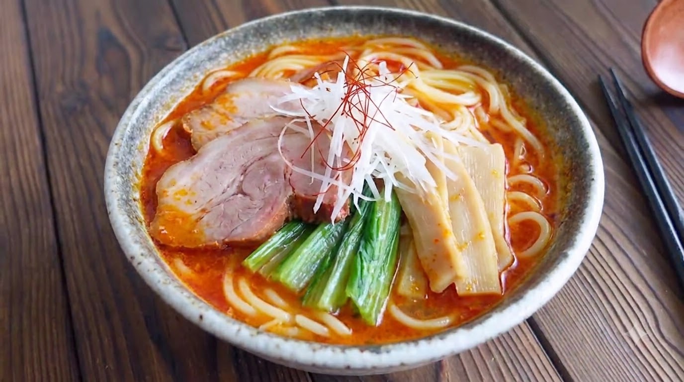 Ramen Miso Piquant Japonais au Chashu