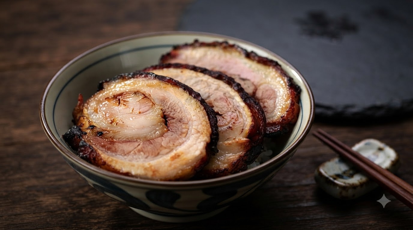 Véritable Chashu Japonais (Poitrine de Porc Braisée)