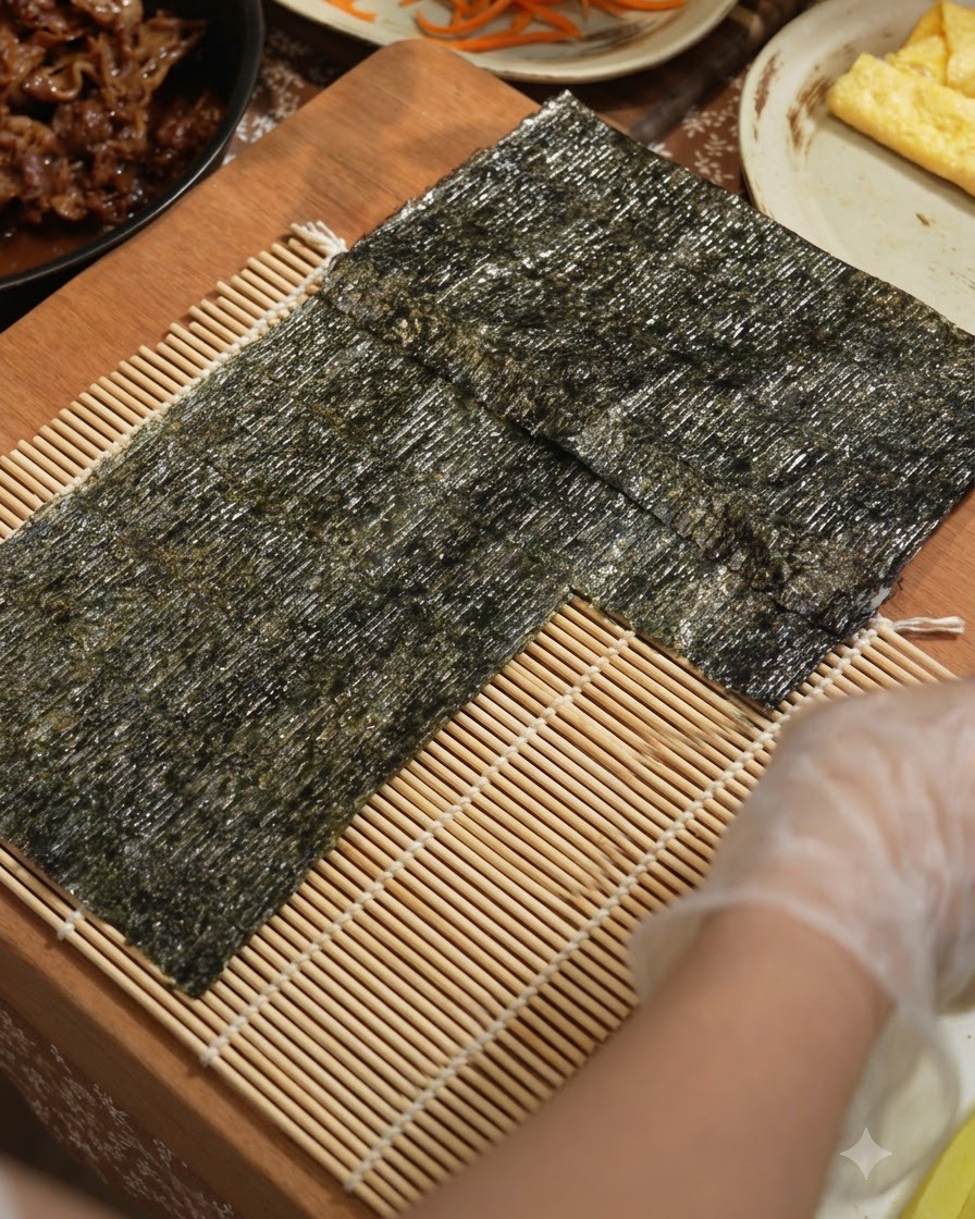 Eau versée sur du riz blanc lavé à lintérieur de la cuve du cuiseur de riz.