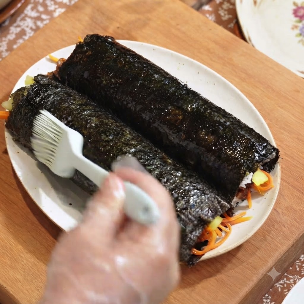 Carottes râpées ajoutées à une poêle chauffée avec de lhuile.