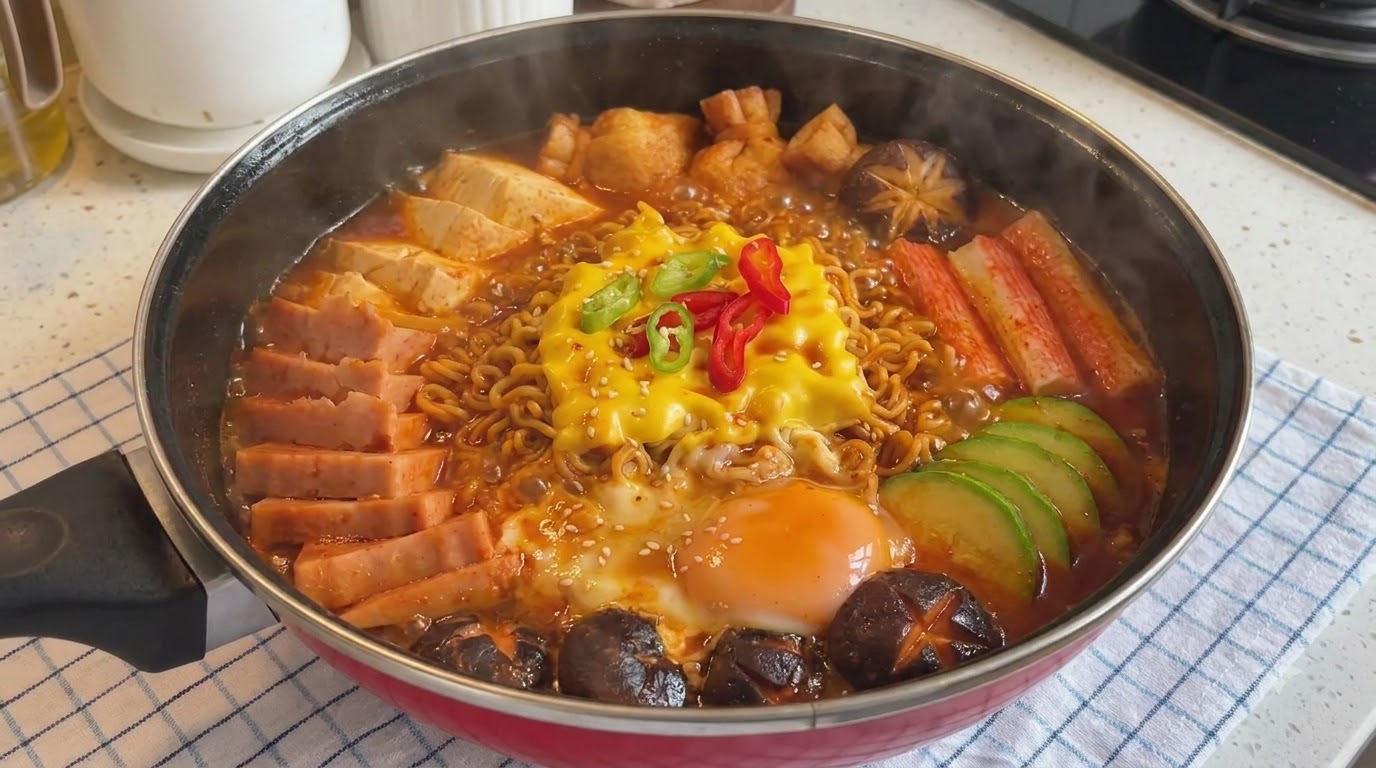 Budae Jjigae (Ragoût coréen de l'armée)