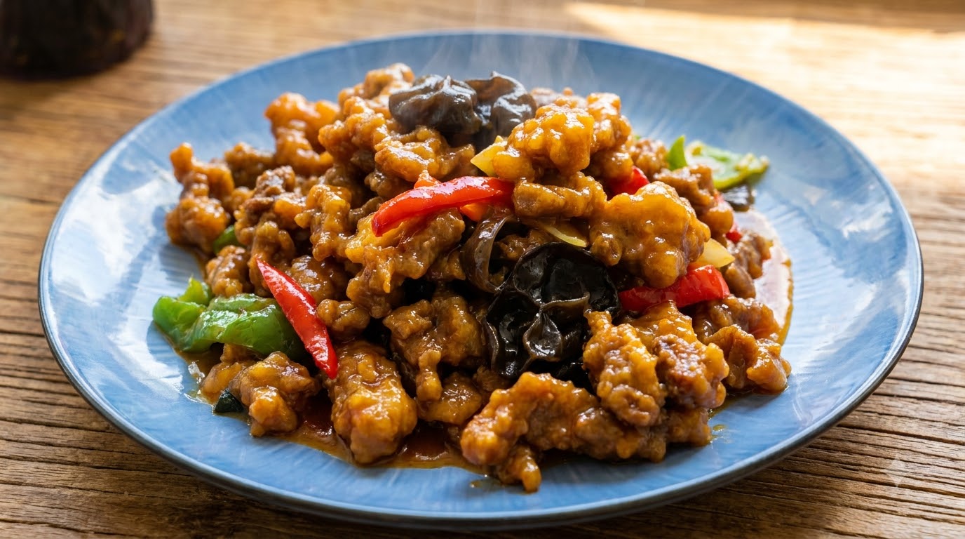 Émincé de Bœuf Croustillant Doux et Épicé