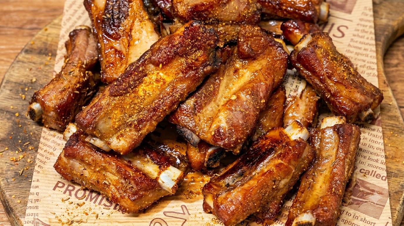 Côtes de Porc au Cumin Croustillantes au Four