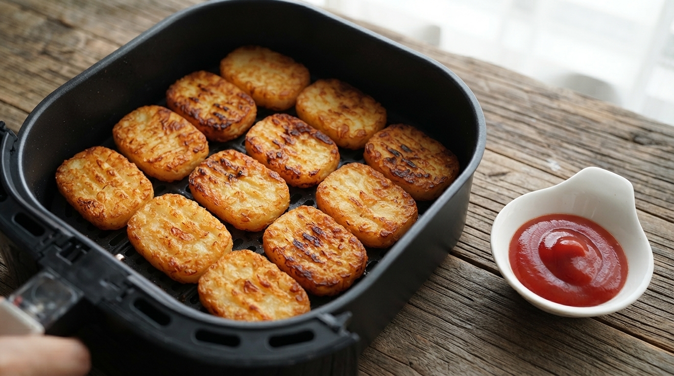 Galettes de Pommes de Terre Croustillantes à la Friteuse à Air
