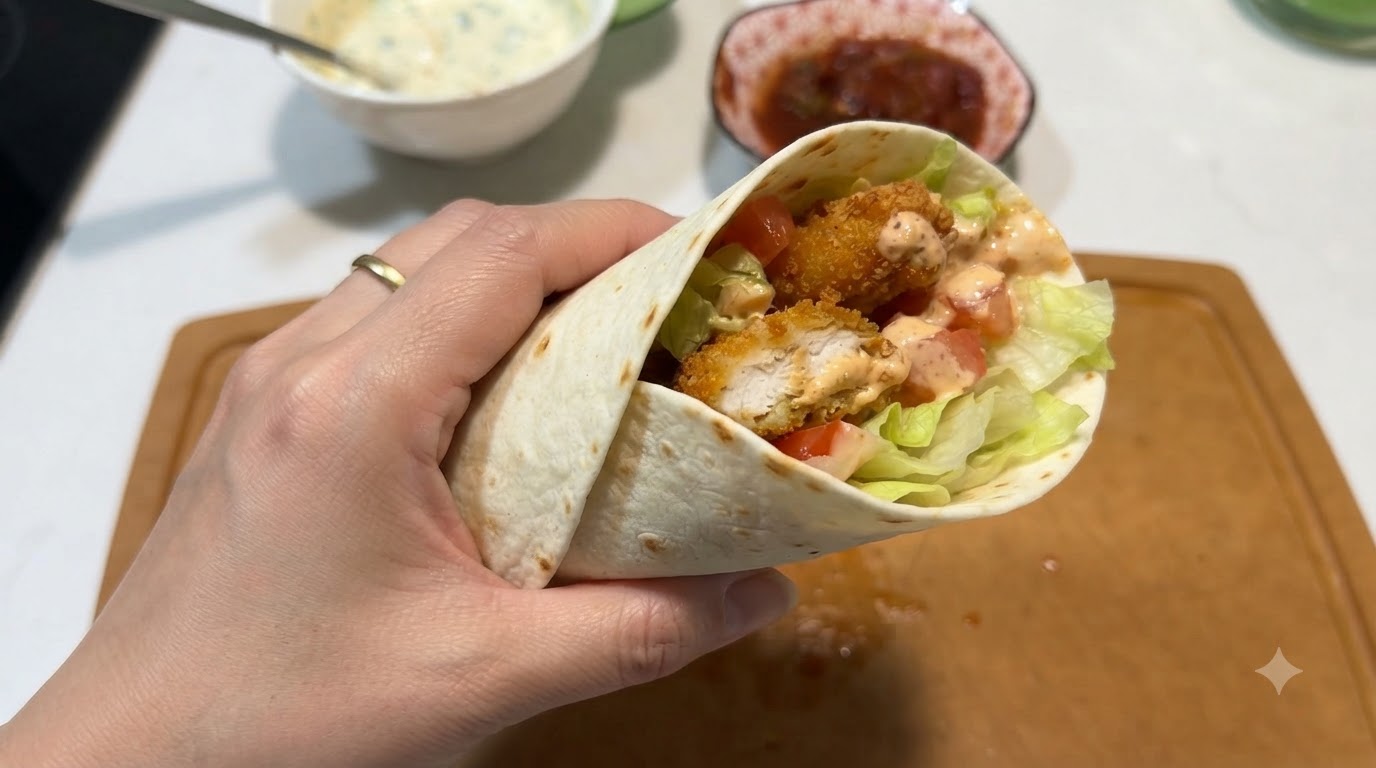 Wrap Mexicain au Poulet Façon KFC