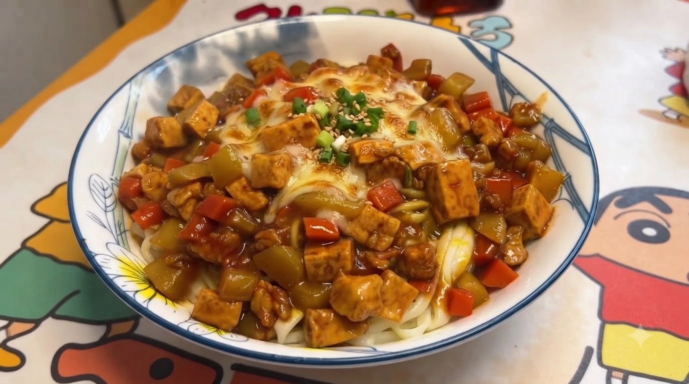 Nouilles Sautées aux Trois Dés (San Ding Laomian)