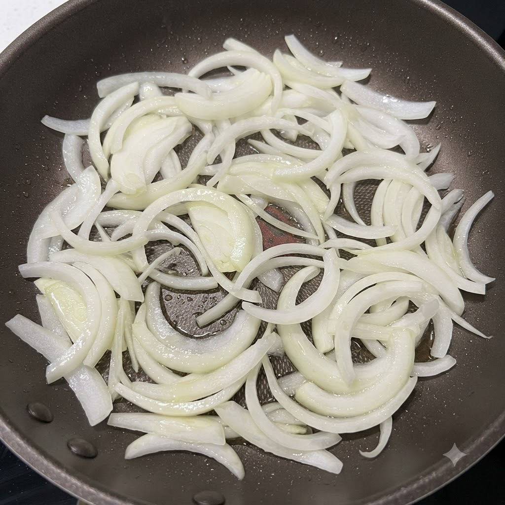 Lanières doignon sautées dans une poêle chaude jusquà ce que les bords soient légèrement dorés.