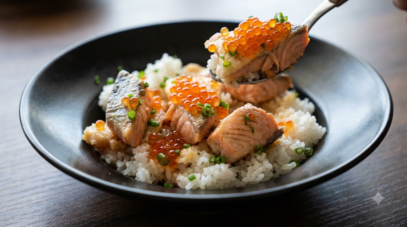 Oyakodon de Saumon au Miso