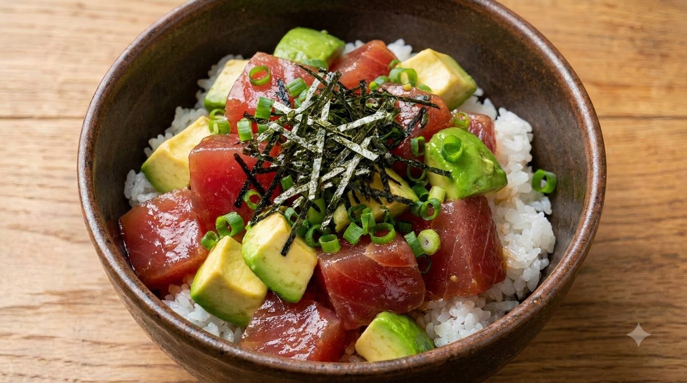 Poke Bowl Crémeux au Thon et Avocat