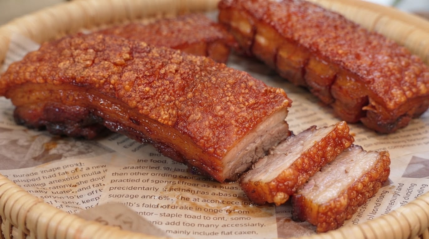 Poitrine de Porc Croustillante à la Friteuse à Air (Siu Yuk)