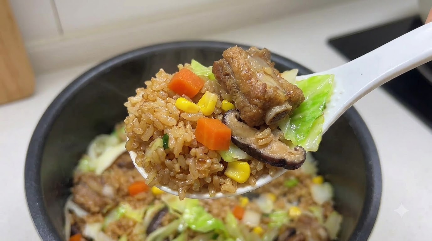 Riz aux Côtes de Porc et Chou Style Putian