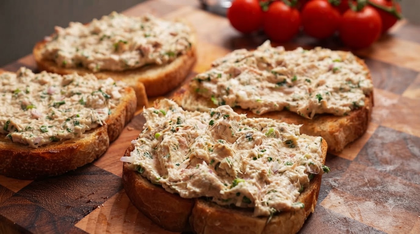 Tartine de Thon et Fromage Frais