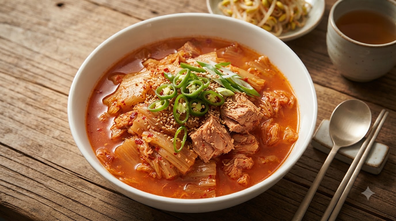 Steamed Kimchi au Thon Classique (Chamchi Kimchi Jjigae)