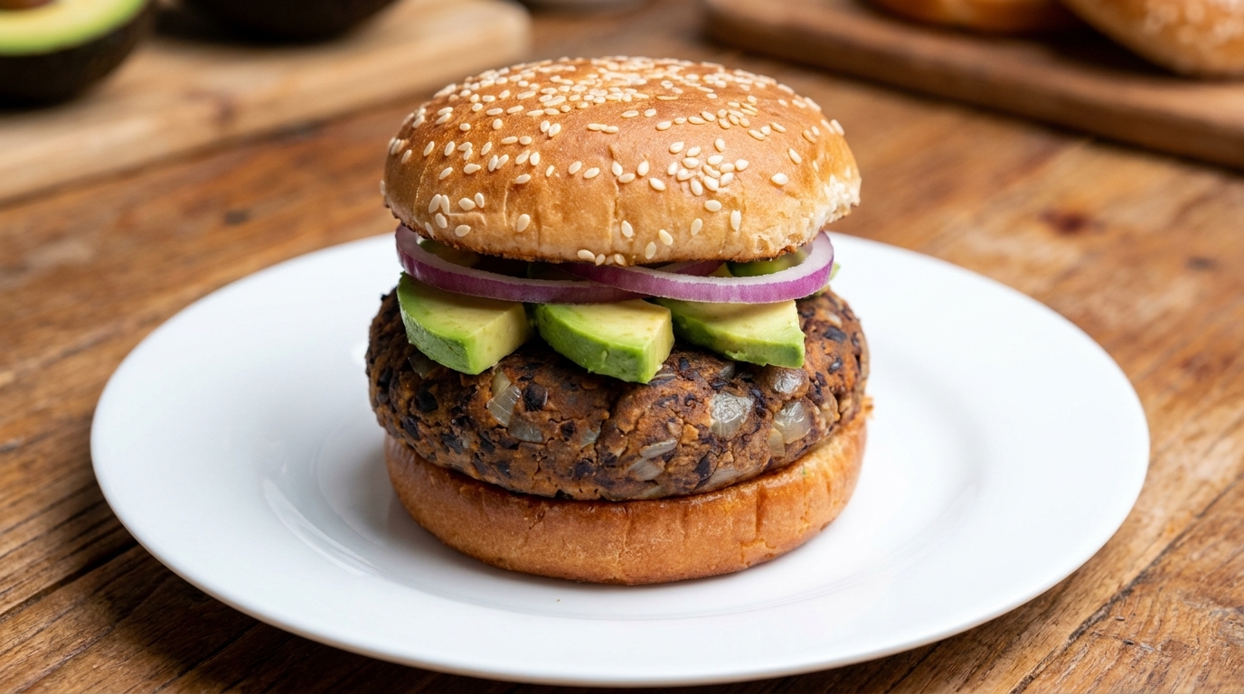 Burger Végétarien Classique aux Haricots Noirs