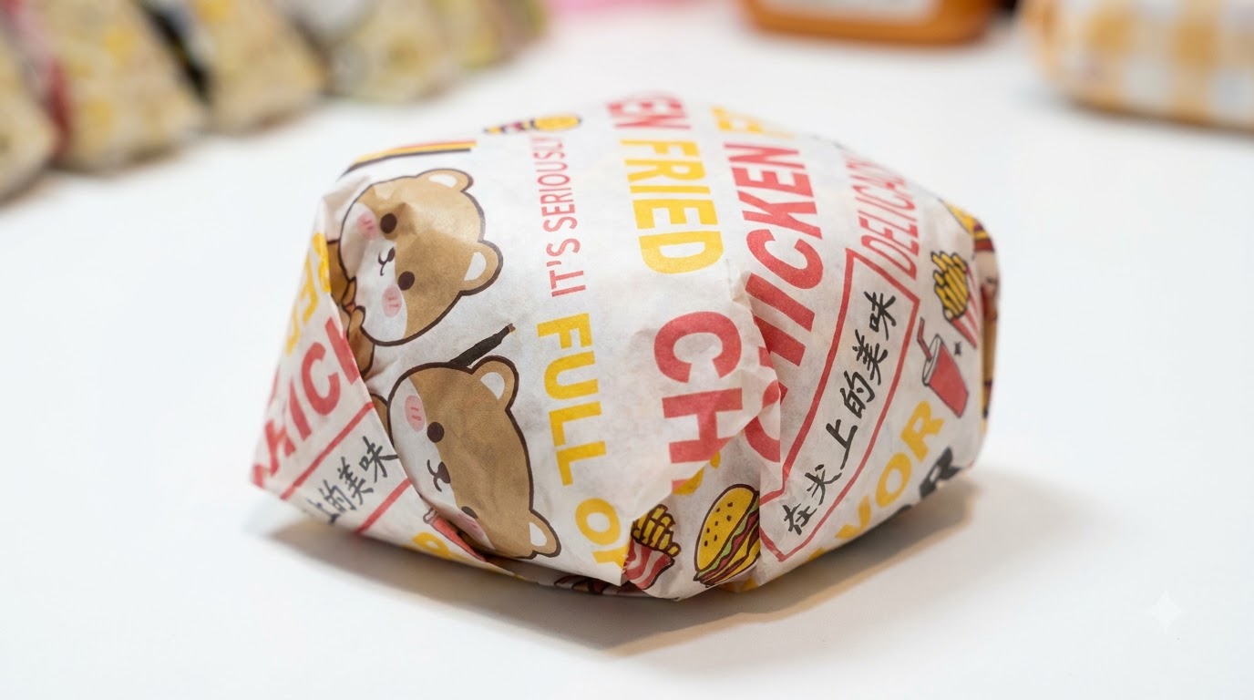 Le Burger Géant Viral de Rue à 5 Yuans