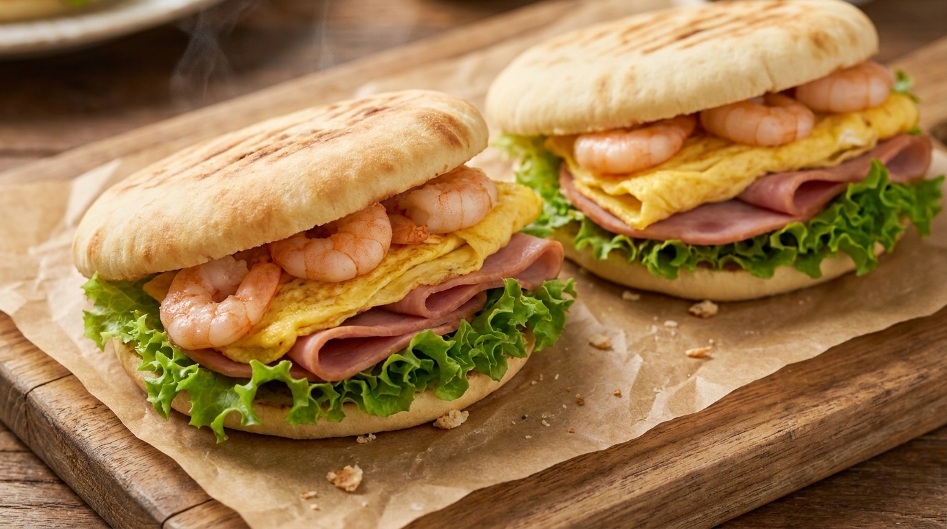 Pains Burger Panini Plats à la Poêle Sans Pétrissage