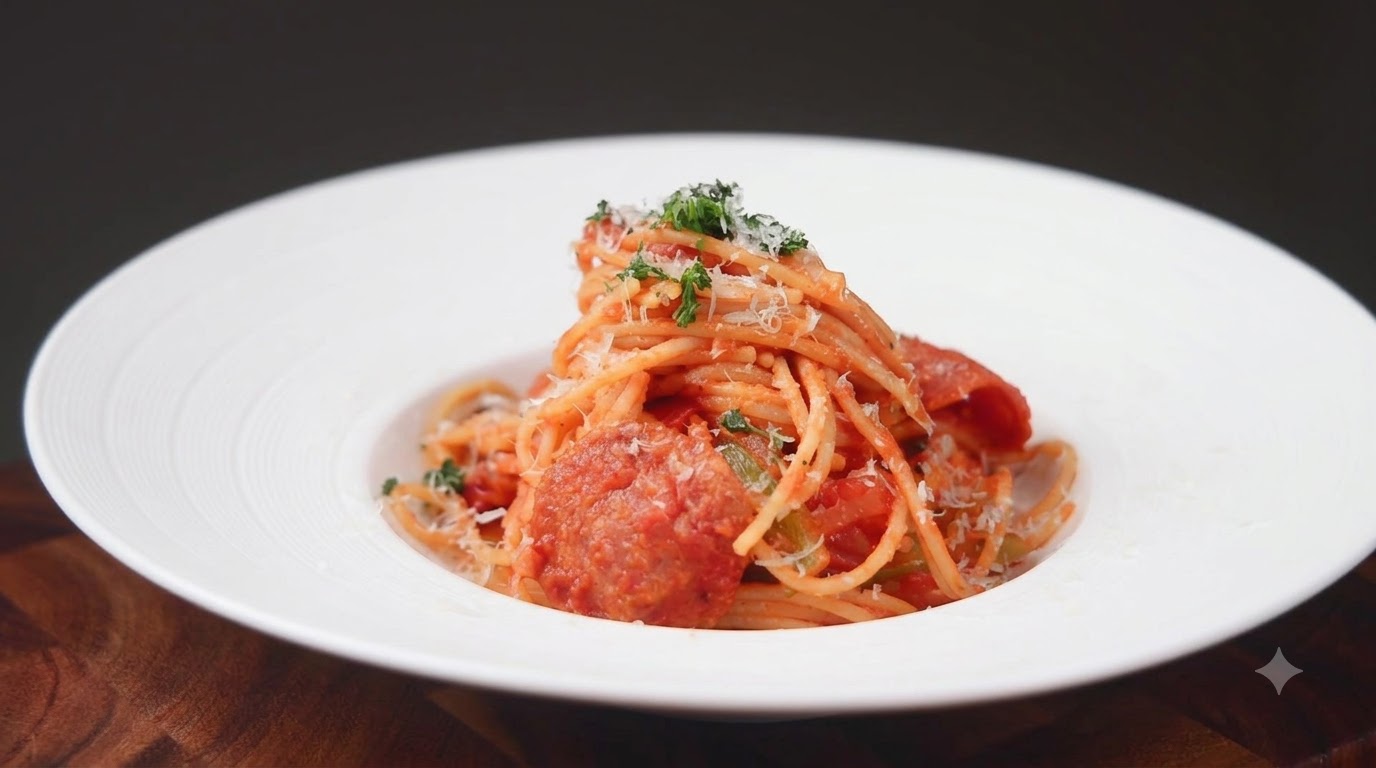Pâtes Napolitaines à la Japonaise (Naporitan)