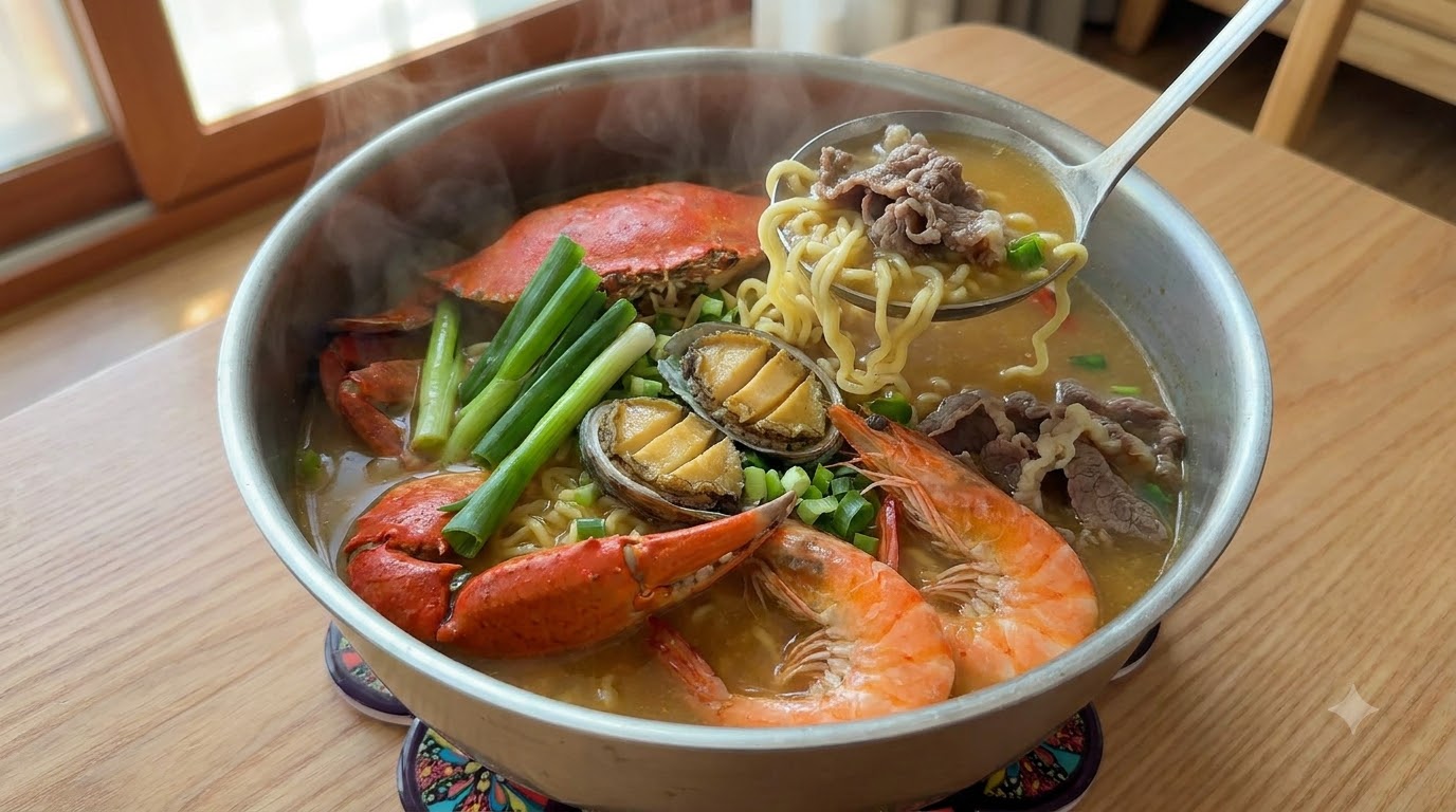 Ramen de la Mer Luxueux d'Automne