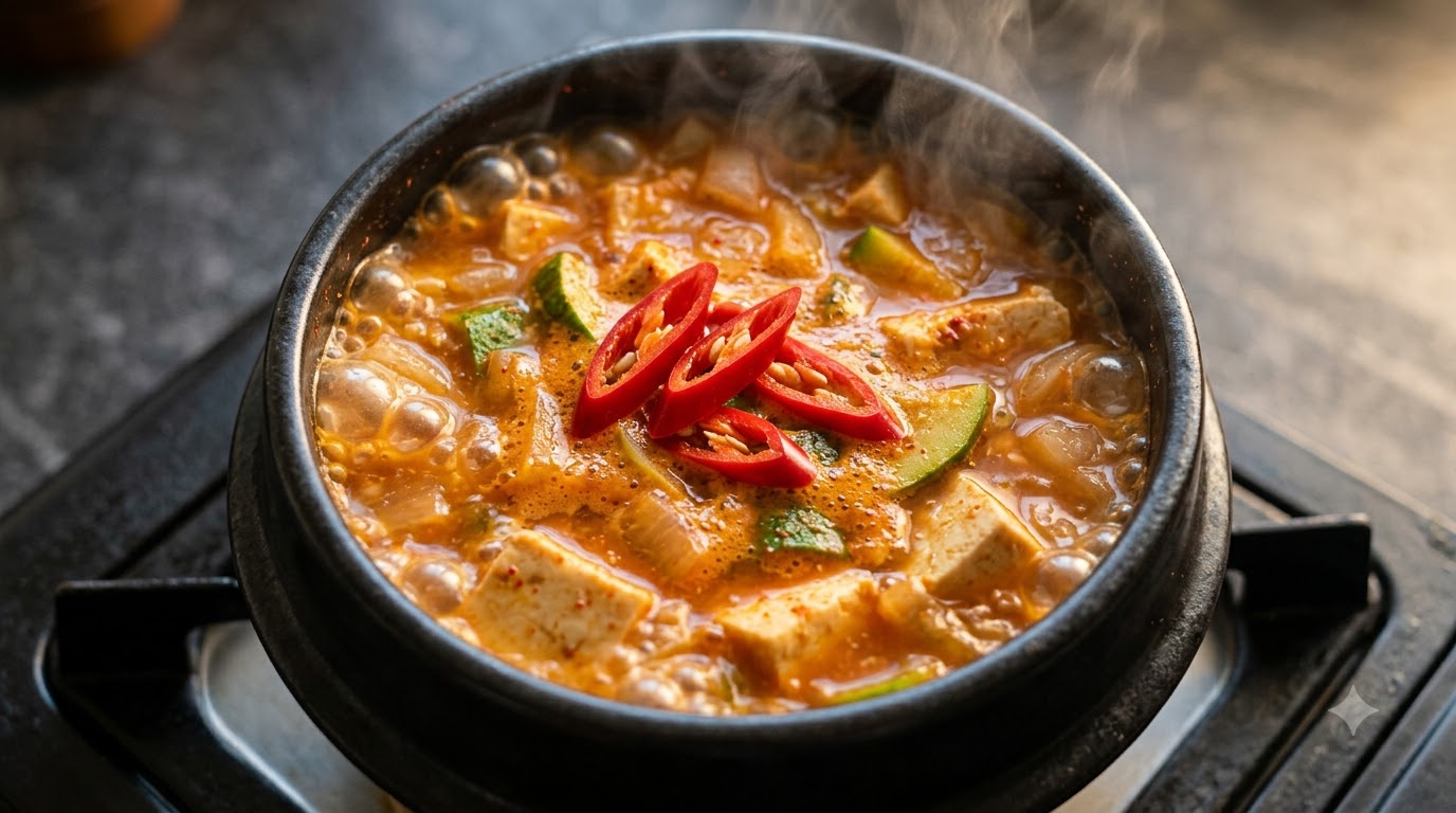 Ragoût Coréen de Pâte de Soja Anti-Gueule de Bois (Doenjang Jjigae)