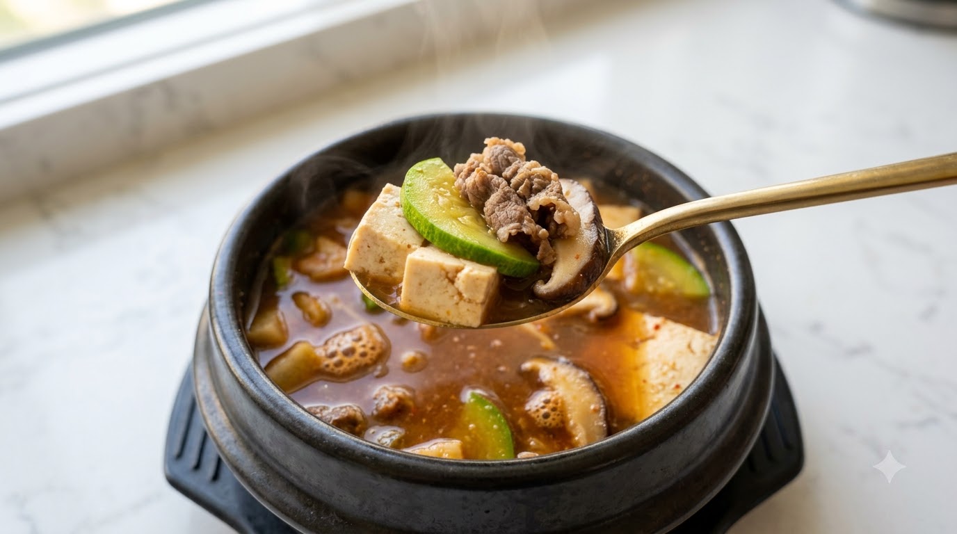 Doenjang Jjigae Classique (Ragoût Coréen à la Pâte de Soja)
