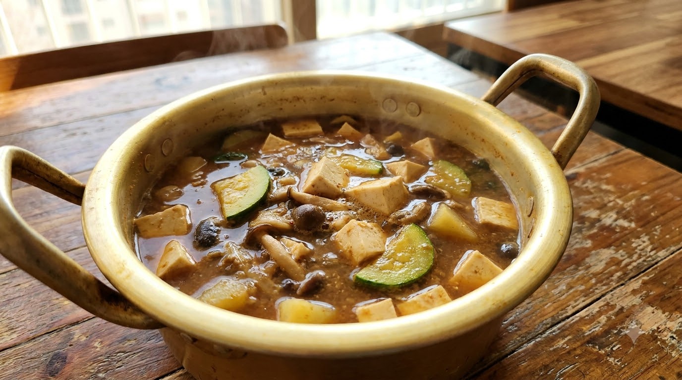 Doenjang Jjigae Traditionnel (Ragoût Coréen de Pâte de Soja)