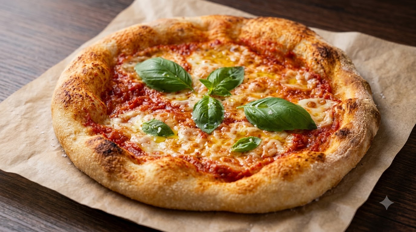 Pizza Margherita Faîte Maison Rapide