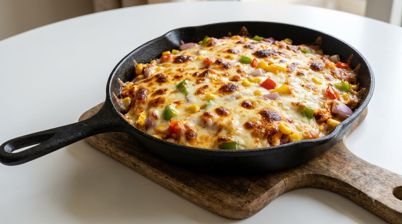 Pizza Maison au Blanc de Poulet à la Poêle