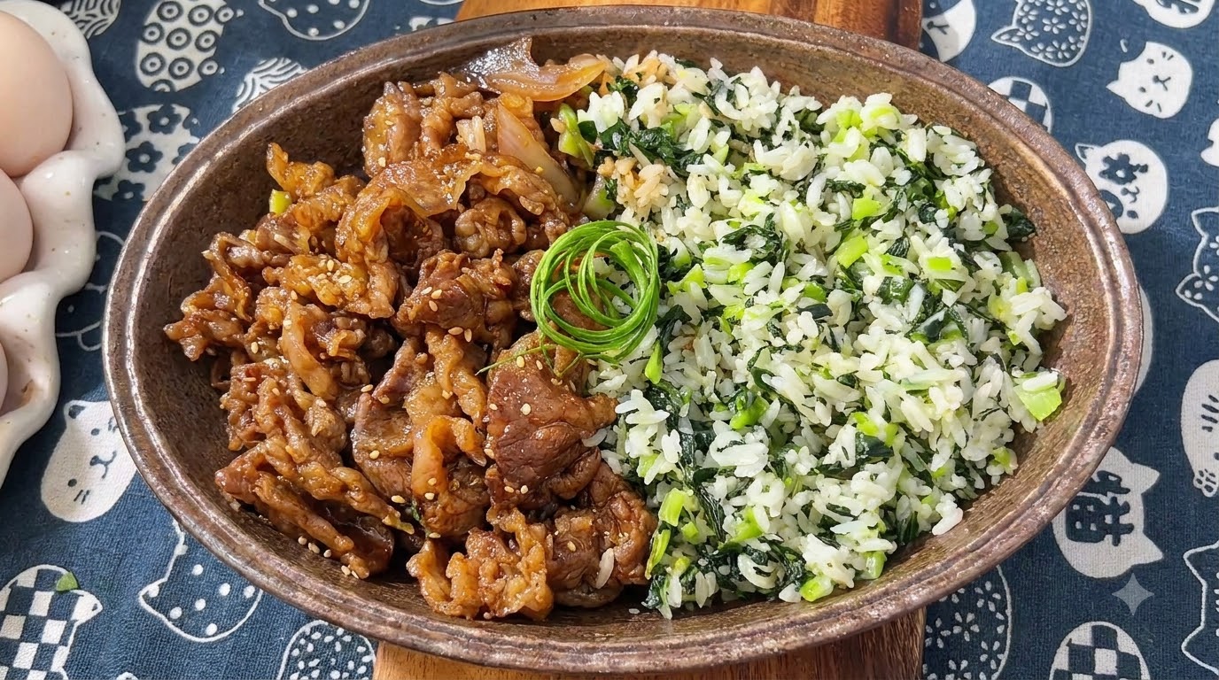 Bol de Riz au Bœuf et Légumes fausse Teriyaki