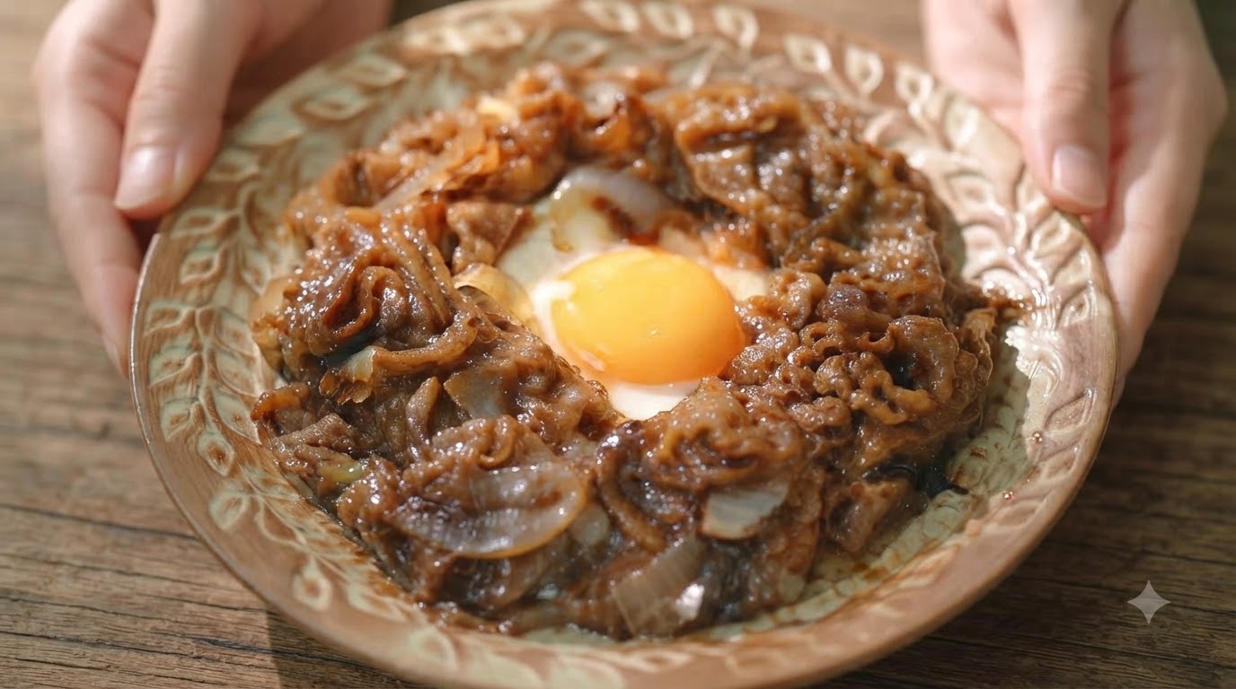 Bol de Riz au Bœuf Teriyaki et Soupe Acidulée aux Boulettes de Porc