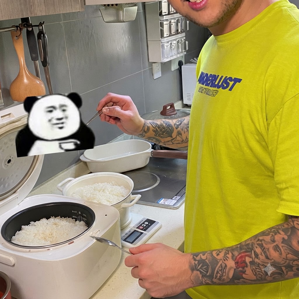 Du thon en boîte versé dans un bol en verre à laide dune cuillère.