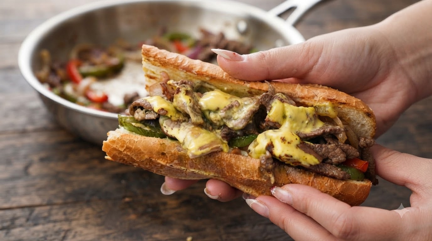 Sandwich Philly Cheesesteak Classique